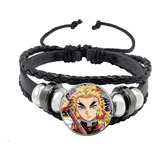 Manilla Kyojuro Rengoku Demon Slayer Kimetsu Yaiba Pulsera