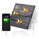 Cargador Solar Usb De 1,5 W, Panel 6 V, Teléfonos Portátiles