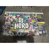 Tornamesa Y Juego Dj Hero Para Playstation Ps3