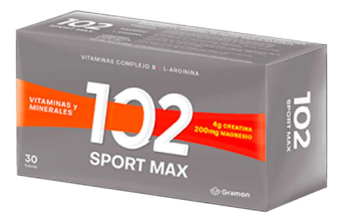 102 Años Suplemento Dietario Sport Max X 30 Sobres