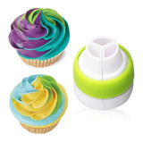 Boquilla Tricolor Decoración De Pasteles/cupcake 