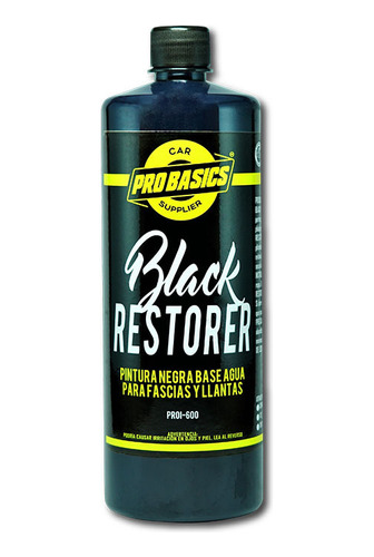 Restaurador Plasticos Negro Black Restorer 1 Lt Oferta