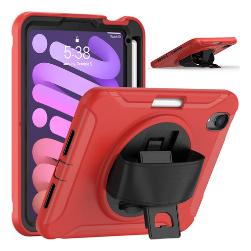 F Funda Para Tableta Con Soporte De Rotación De 360° Para