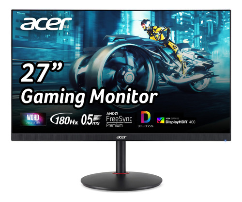 Acer Nitro - Monitor Para Juegos De Pc Wqhd  X  De 27 Pulga.