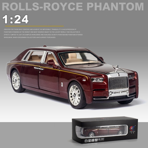 Rolls-royce Phantom/sweptail Miniatura Metal Autos 1:24