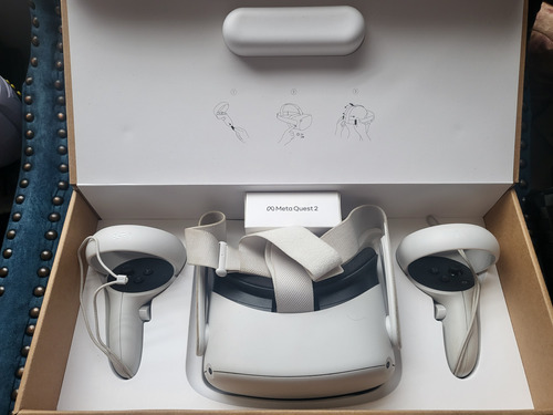 Meta Quest 2 256gb Lentes De Realidad Virtual Color Blanco