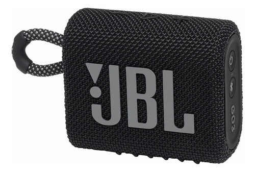 Parlante Jbl Go 3 Portátil Con Bluetooth Waterproof  Black