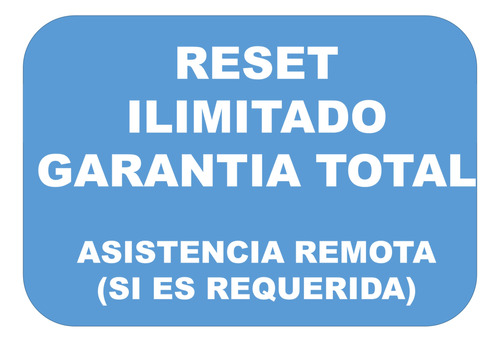 Reset Pack  L130 L220 L310 L360 L365 (resetea 5 Modelosx1)