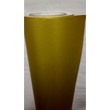 Envelopamento Cromado Vinil Cromo Ouro Fosco - 0,50m X 1,52m