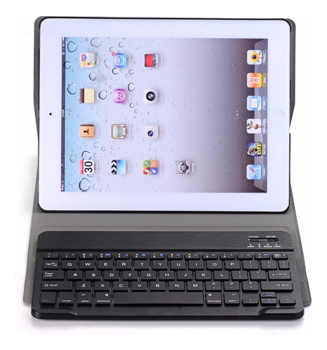 Funda Con Teclado Bluetooth For iPad 2.ª/3.ª/4.ª Generación