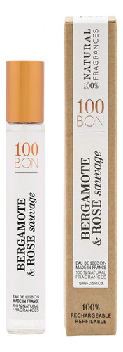 Perfume 100bon Bergamote & Rose Sauvage 15 Ml Para Mujeres Y