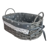 Cesta Panera De Rattan Cesta De Pan Ovalada 30x20cm