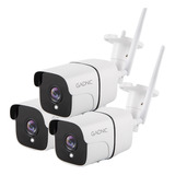 Kit Camaras De Seguridad Gadnic Ip Wifi Exterior X3