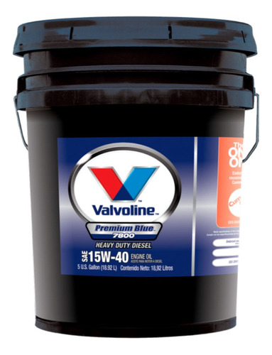 Valvoline 15w40 Premium Blue 7800 X 19 Lts Shell Rimula R4