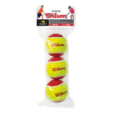 Pelotas Tenis Wilson Principiantes X3 Starter Balls 2-8 Años