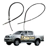 Juego X 2 Cables Freno Traseros Toyota Hilux 2005-2015