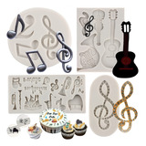 Sijiangmold Molde De Fondant Para Notas Musicales, Molde De