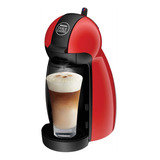 Cafetera Nescafé Moulinex Dolce Gusto Piccolo De Corte Manual Roja Y Negra Para Cápsulas Monodosis 220v