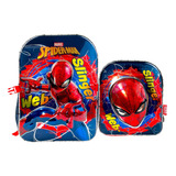 Mochila Y Lonchera Spiderman, Hombre Araña Primaria Original Para Niño