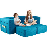 Sofá Infantil Plegable Lavable Sillon Para Niños Multiusos