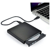 Grabador Externo De Cd/dvd Usb 3.0 Slim Mac Note Ultrabook Pc Color Negro