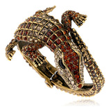 Haha&toto Brazalete Llamativo Vintage Para Mujer Chapado En 