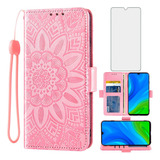 Asuwish Funda Para Teléfono Huawei P Smart 2020 Con De De Y