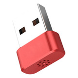 Mini Micrófono Usb Inteligente Traductor De Idiomas Rojo