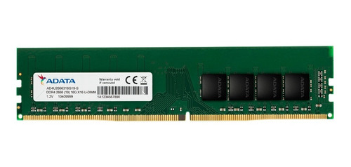 Memoria Ram Ddr4 Adata Premier 8gb 2666mhz