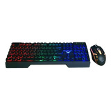 Kit Teclado Y Mouse Gamer Retroiluminado Naceb Technology