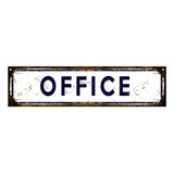 Cartel De Chapa Retro Deco Office Apai 036