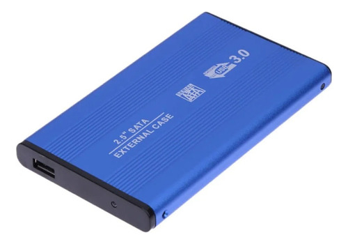Case Externo Notebook 2.5 Usb 3.0 Disco Sata Aluminio Negro
