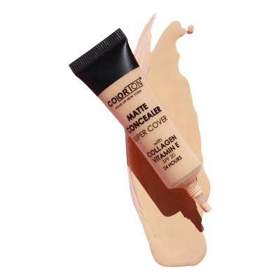 Corrector Líquido Alta Cobertura Mate Tono 5 Dark Beige Spf 20 Colorton