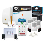 Kit Alarma Marshall 4 4g Wifi Infinit Gprs Chip Inalambrica