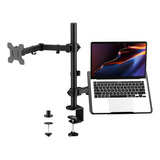 Laptop Monitor Mountstand With Keyboard Tray,adjustable...