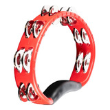 Meinl Htmt1r Pandero De Mano Doble Fila Color Rojo