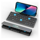 Teclado Bluetooth Plegable Con Soporte Magnetico, Mini Tecla