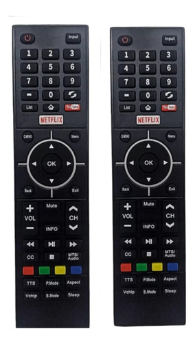Paquete 2controles Para Vios Smartv Tv6519k + Pilas + Envio