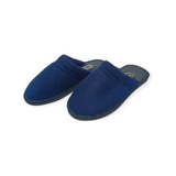 Pantufla Hombre Puntera Cerrada Abrigo Polar Talon Reforzad 