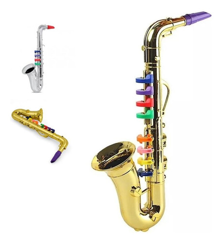 Saxofone Infantil Brinquedo Desenvolva Criatividade Musical