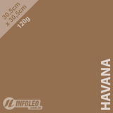 Papel 120g 30,5x30,5cm Havana Marrom Claro Color Plus 10un