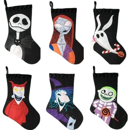 Bota Navideña Árbol Jack Skellington Sally Zero +nombre 1pz