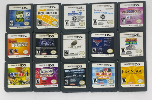 Jogos Nintendo Ds Originais - Lote 15 Jogos Loose 