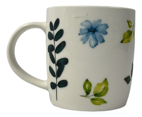 Taza Mug De Ceramica Blanca Con Diseños Decormesa 350ml