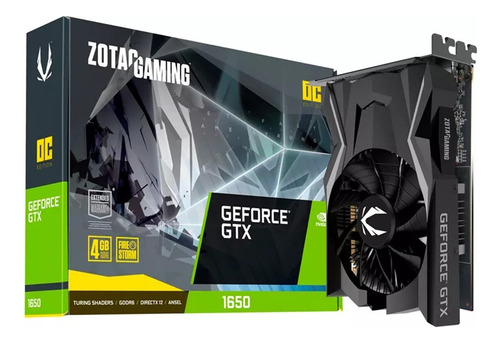 Placa De Video Nvidia Zotac Gaming Geforce Gtx1650 Super 4gb