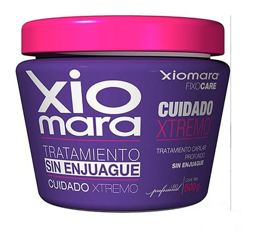 Xiomara Tratamiento Capilar Profundo Sin Enjuague Cuidado Xtremo Cabello Extra Seco Debil Profesional 500g