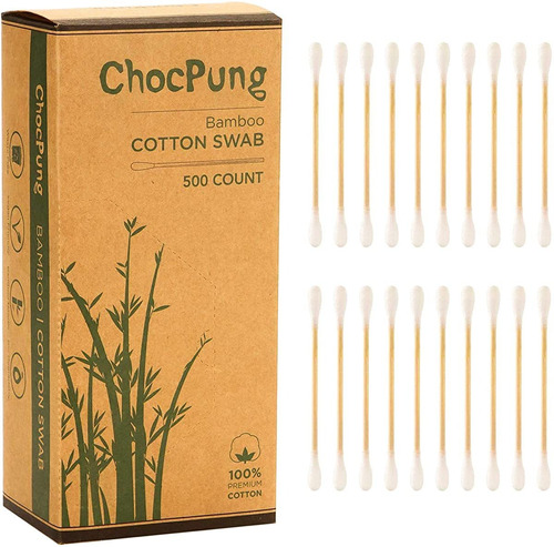 Chocpung - Pomo De Bambú Natural, Biodegradable, Ecológico, 