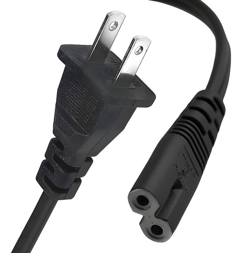 Iec C7 Cable De Corriente 150cm Lap Pc Impresora Eliminador