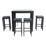 Set De Terraza Rattan - 4 Personas - Menfis - Outzen 