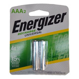 Energyzer Aaa Recharge Recargable Pack X 2 Origen. Japon